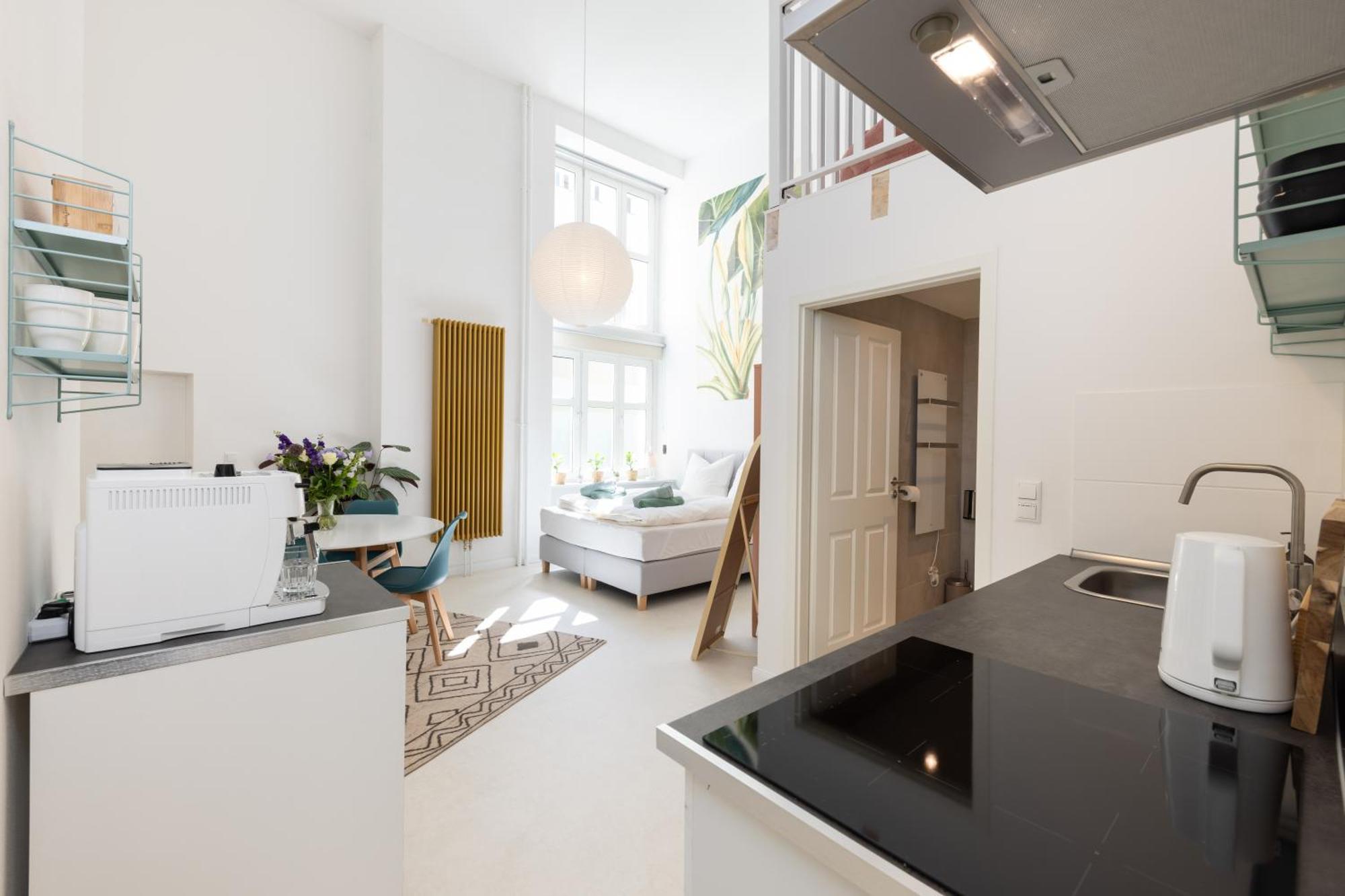 Great 2-room Loft With 2 Bathrooms And 2 Kitchen Appartement *